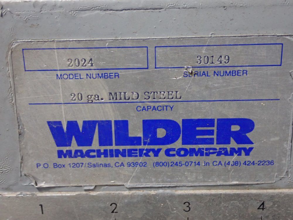 Wilder 20 Gauge 2024 Power Slitter - 2024