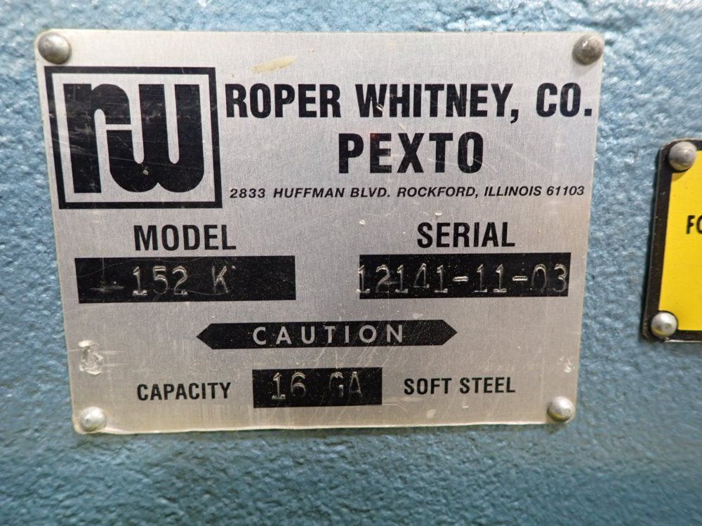 Roper Whitney Co./pexto Foot Shear