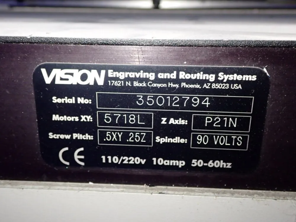 Vision Engraving/router Unit