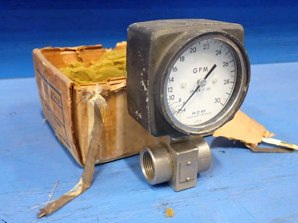 Rcm Industries 180 Psig Flo-gage Flow Meter - 1-73-r-30-bc