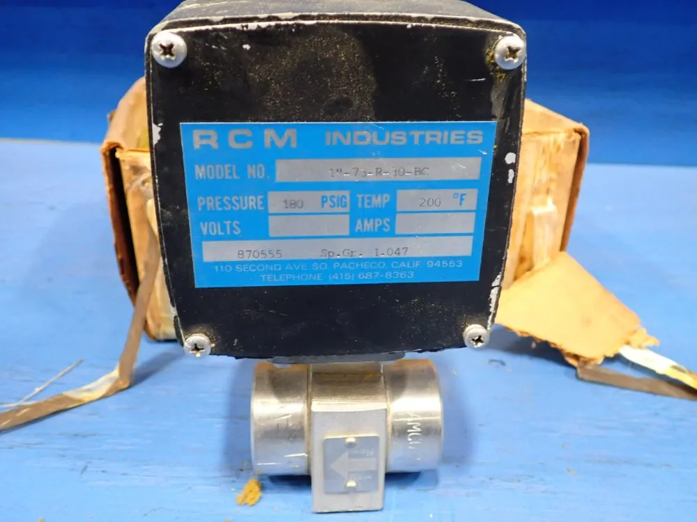 Rcm Industries 180 Psig Flo-gage Flow Meter - 1-73-r-30-bc