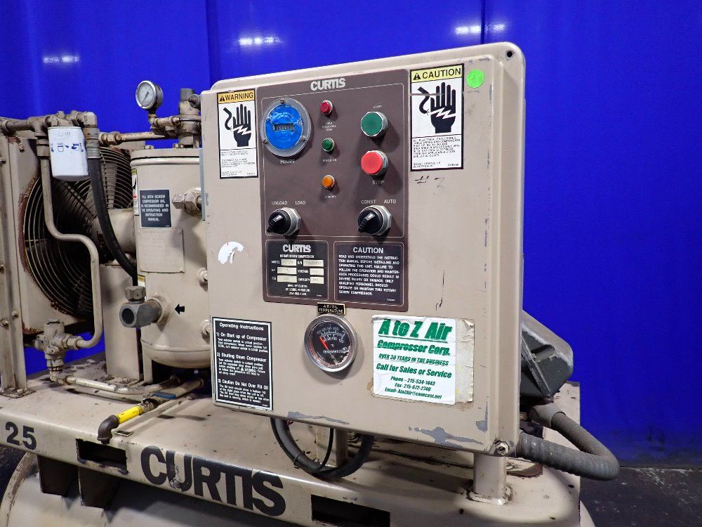 Curtis 25 Hp Air Compressor - R/s 25