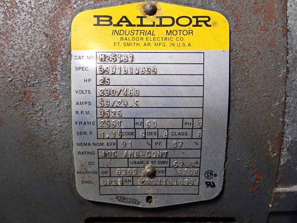 Curtis 25 Hp Air Compressor - R/s 25