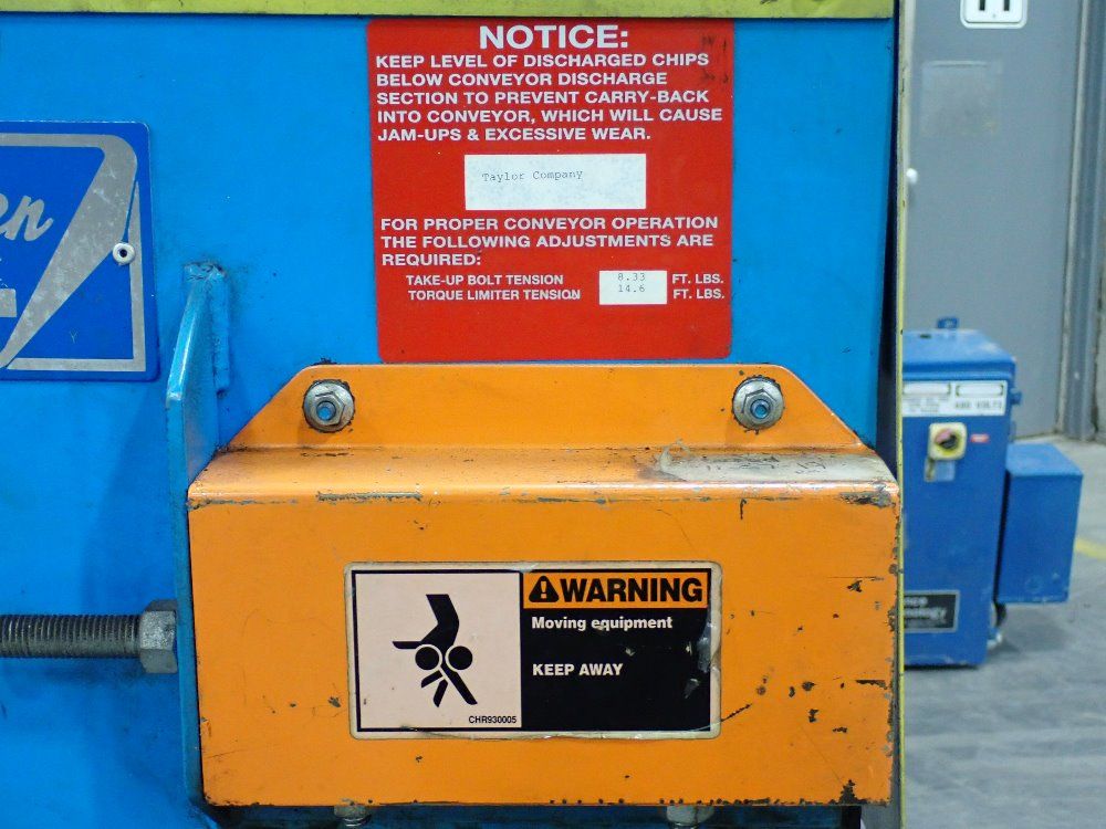 Jorgensen Conveyors Inc. 34" Chip Conveyor