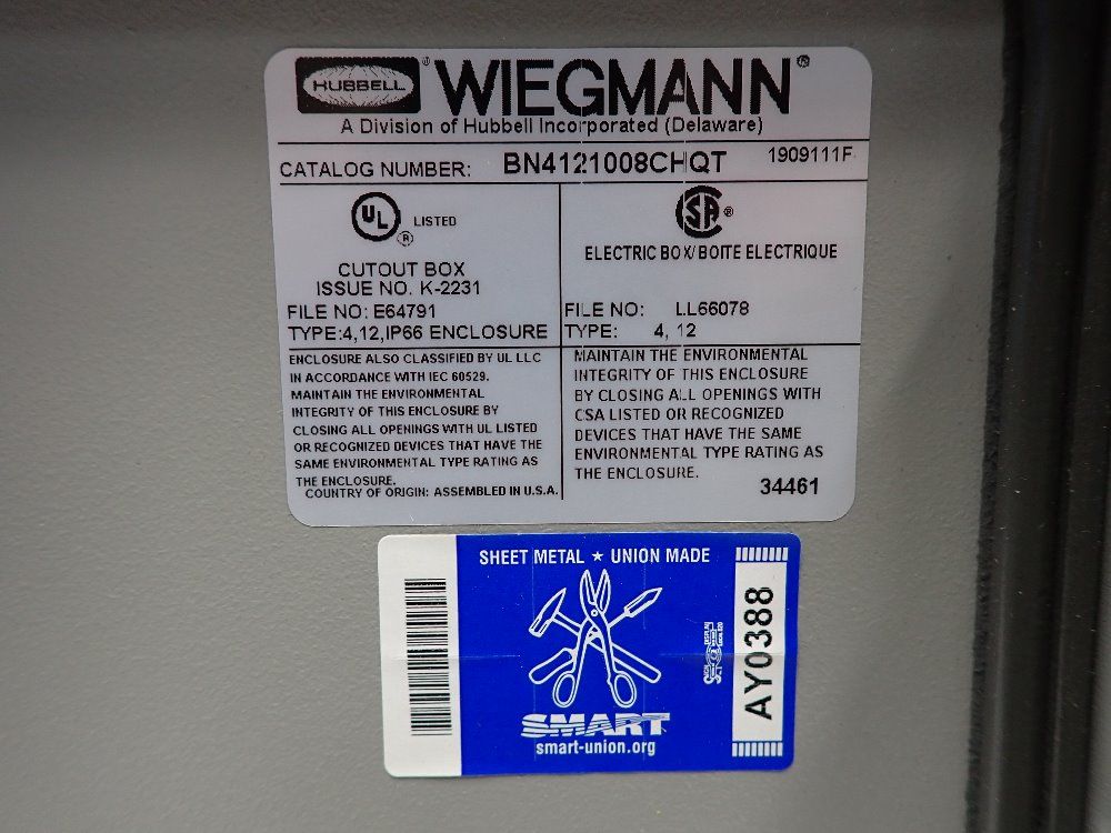 Wiegmann Electric Box - Bn4121008chqt