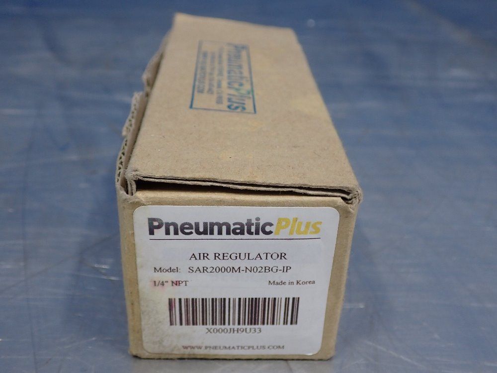 Pneumatic Plus 1/4"npt Air Regulator - Sar2000m-n02bg-ip