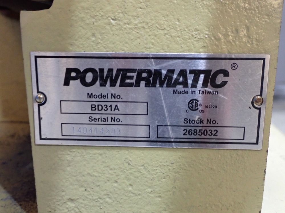 Powermatic 1-1/12hp Belt And Disc Sander - Bd31a