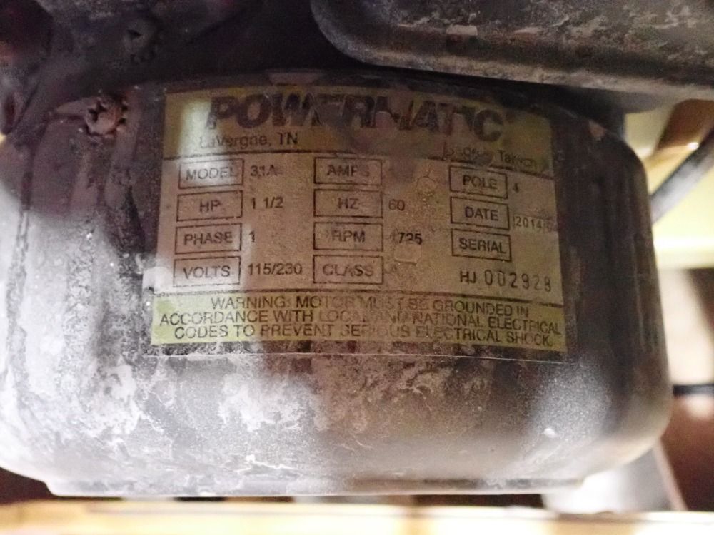 Powermatic 1-1/12hp Belt And Disc Sander - Bd31a