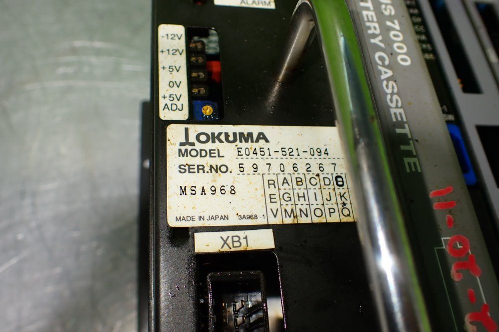 E7191-855-018-2 Okuma E7191-855-018-2 Opus 7000 Cpu/if Rack 8 W/e0451-521-094 - Okuma