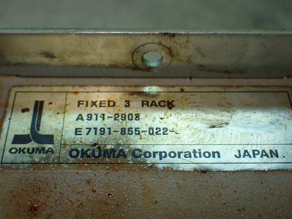 A911-2903 E7191-855-022 Okuma A911-2903 E7191-855-022, Fixed 3 Slot Rack W/acp/fcp4/ucmb Modules - Okuma
