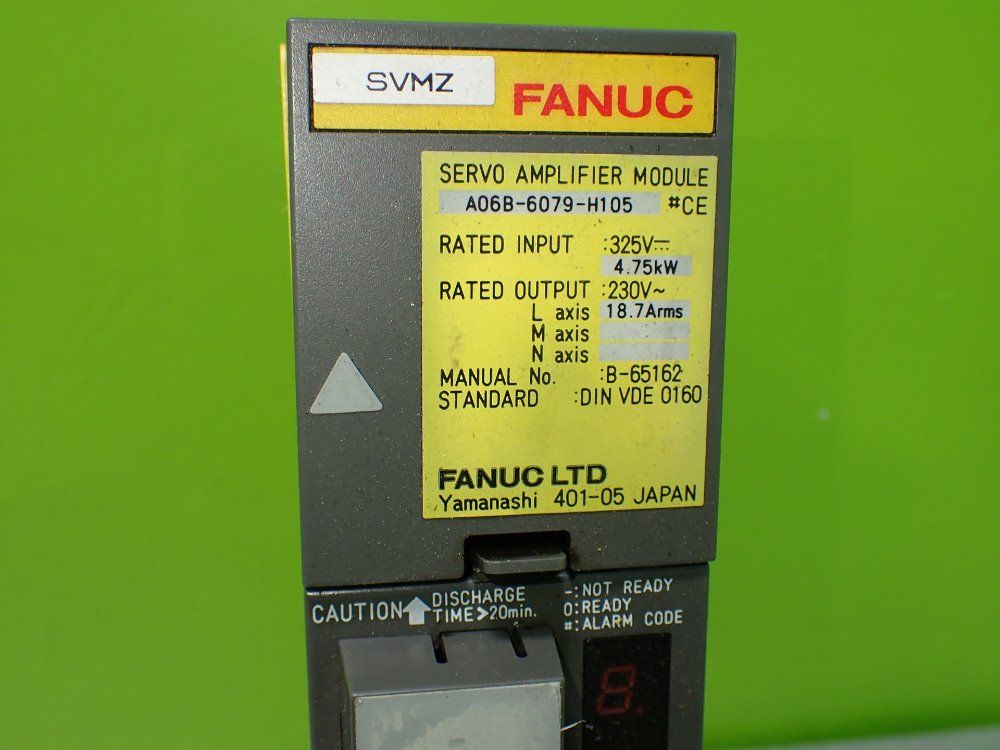 A06b6079h105 Fanuc A06b6079h105 Servo Amplifier Module 187amp Output