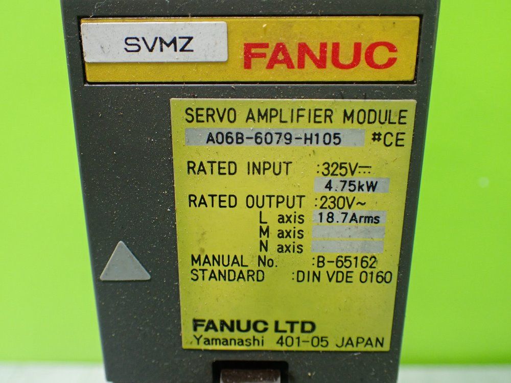 A06b6079h105 Fanuc A06b6079h105 Servo Amplifier Module 187amp Output