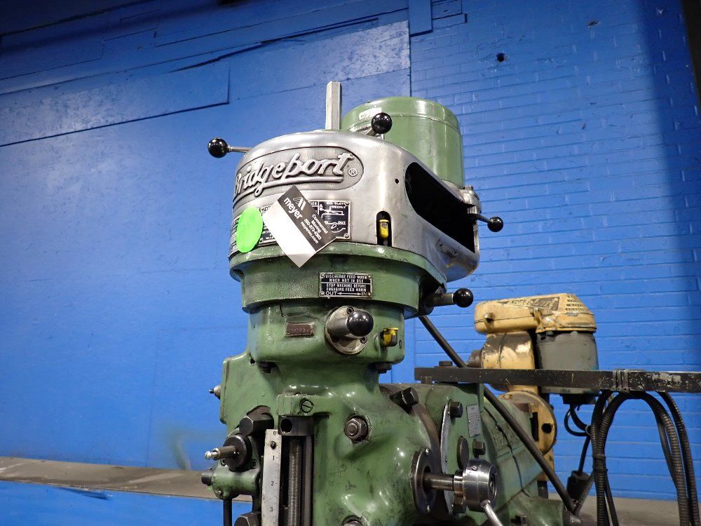 Bridgeport 42" X 9" Vertical Mill