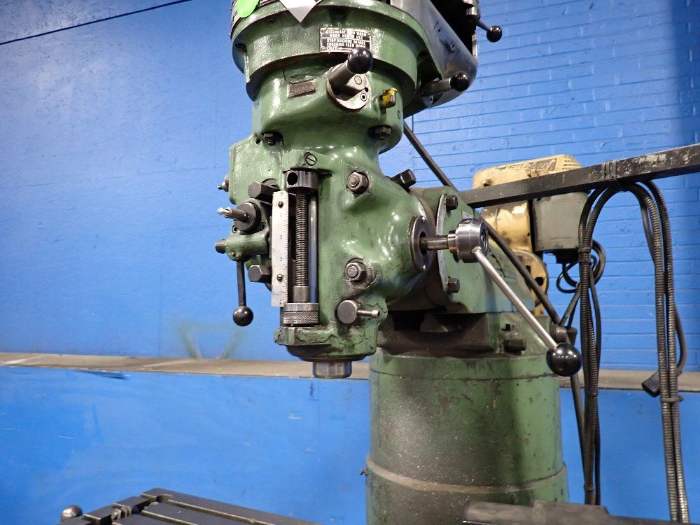 Bridgeport 42" X 9" Vertical Mill