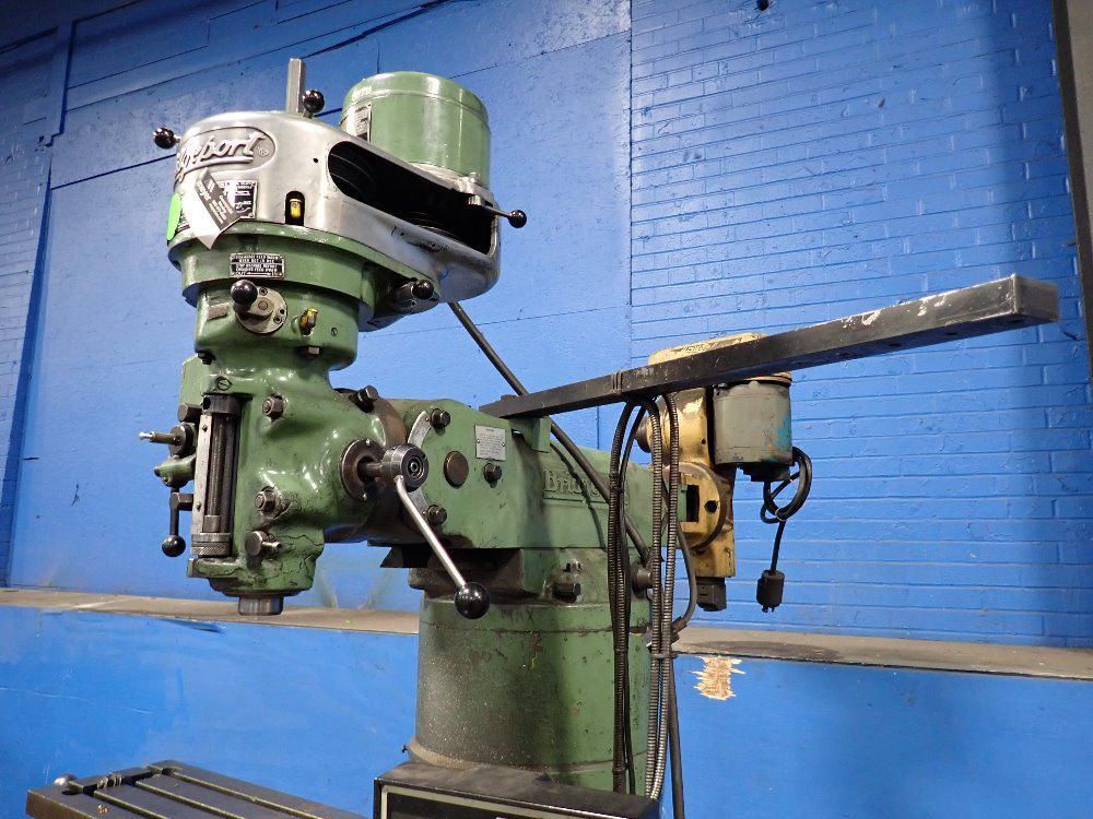 Bridgeport 42" X 9" Vertical Mill