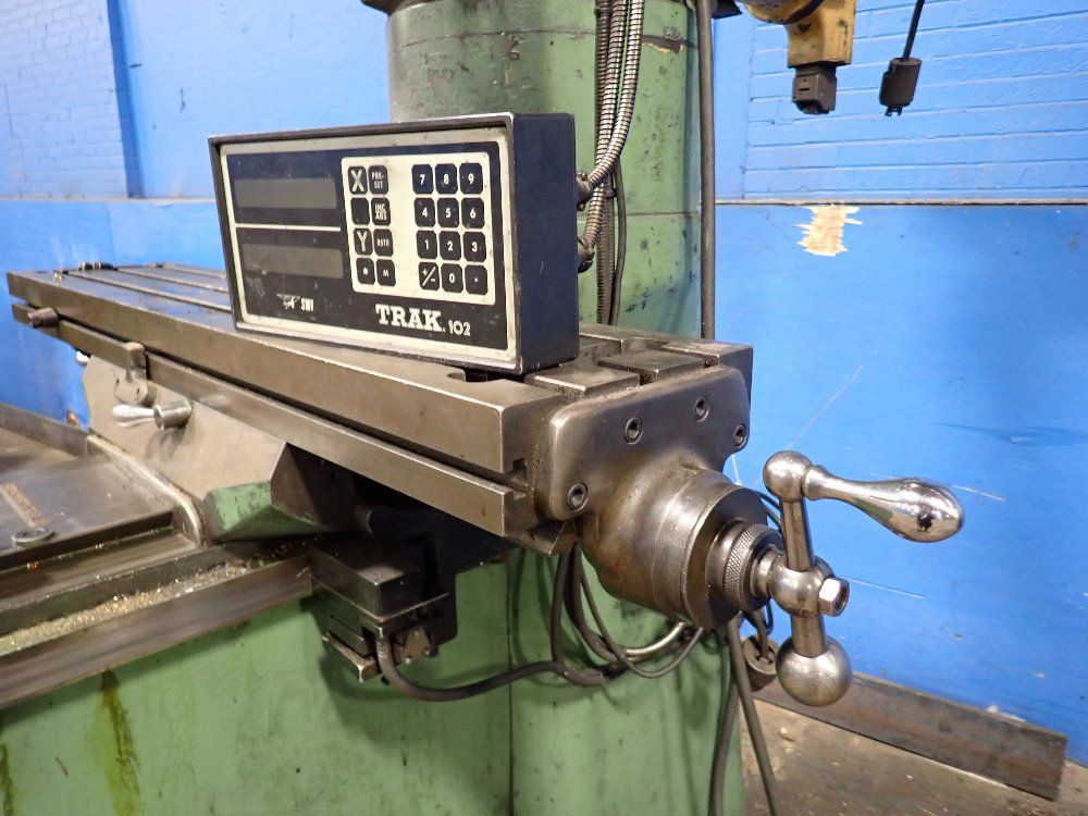 Bridgeport 42" X 9" Vertical Mill