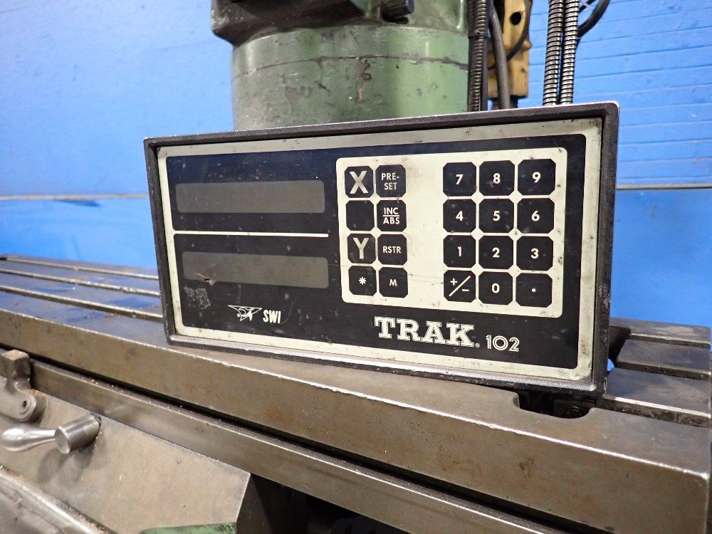 Bridgeport 42" X 9" Vertical Mill