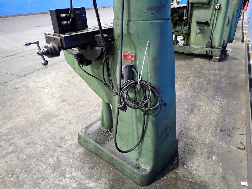 Bridgeport 42" X 9" Vertical Mill