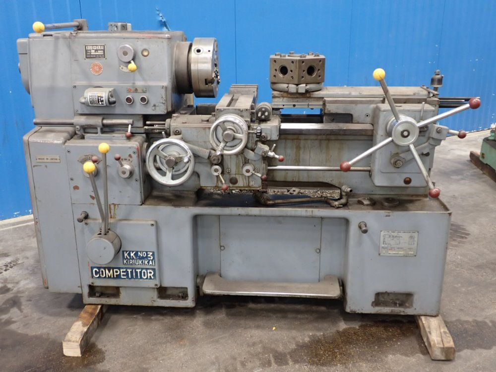 Kiriu Kikai 2hp Turret Lathe - Kk3