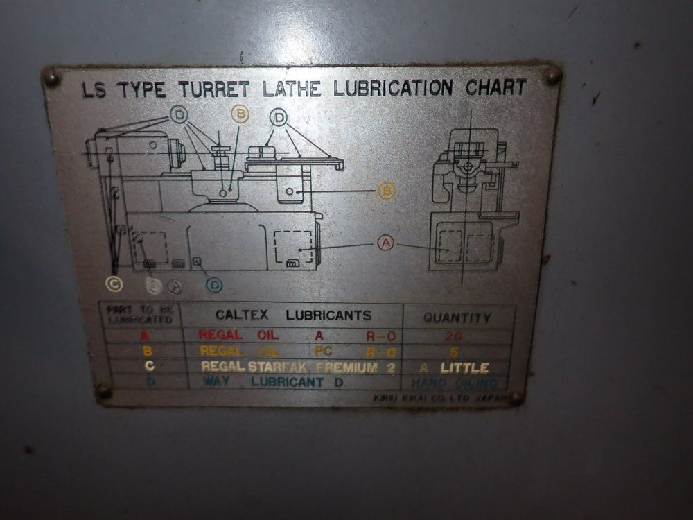 Kiriu Kikai 2hp Turret Lathe - Kk3