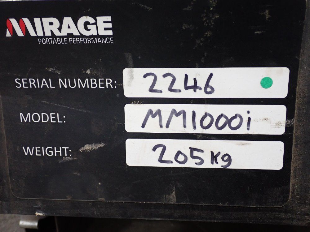 Mirage Flange Facing Machine - Mm1000i