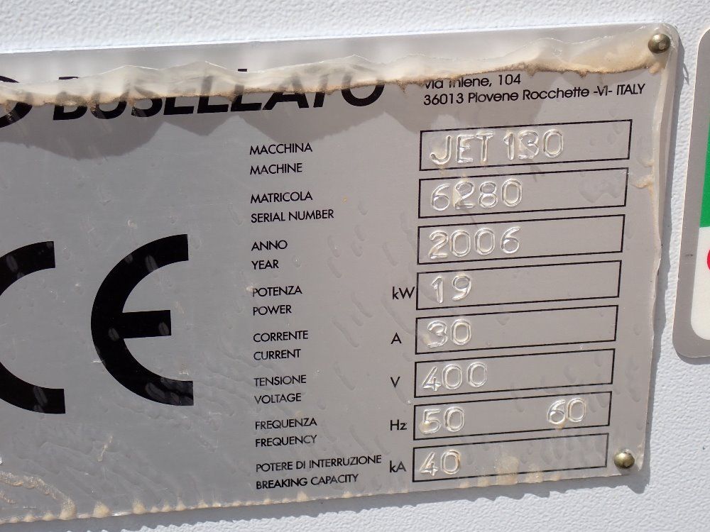 Busellato 4'x9' Cnc Router - Jet 130