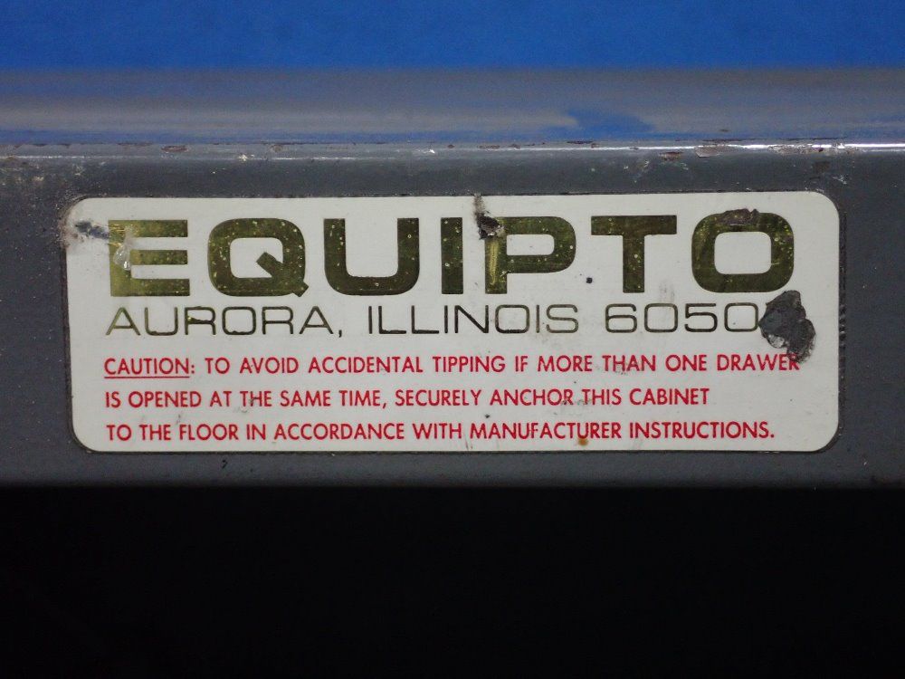 Equipto 4 Drawers/1 Shelf Tool Cabinet