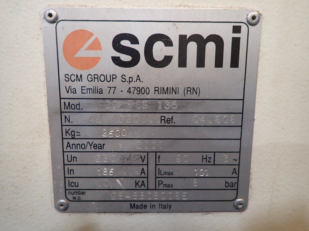 Scmi Wide Belt Sander 