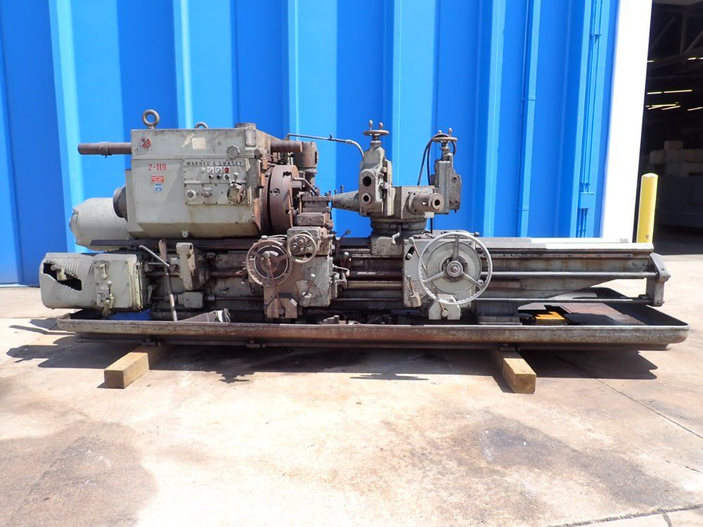Warner And Swasey 24" X 101" Turret Lathe - 4a/m-3550