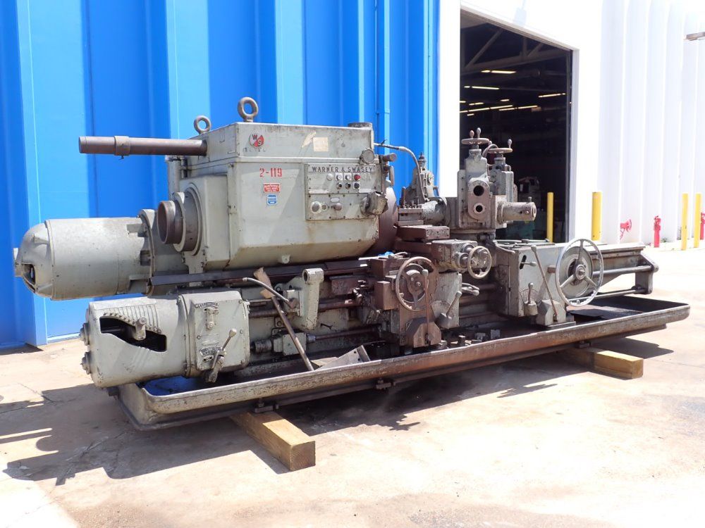 Warner And Swasey 24" X 101" Turret Lathe - 4a/m-3550