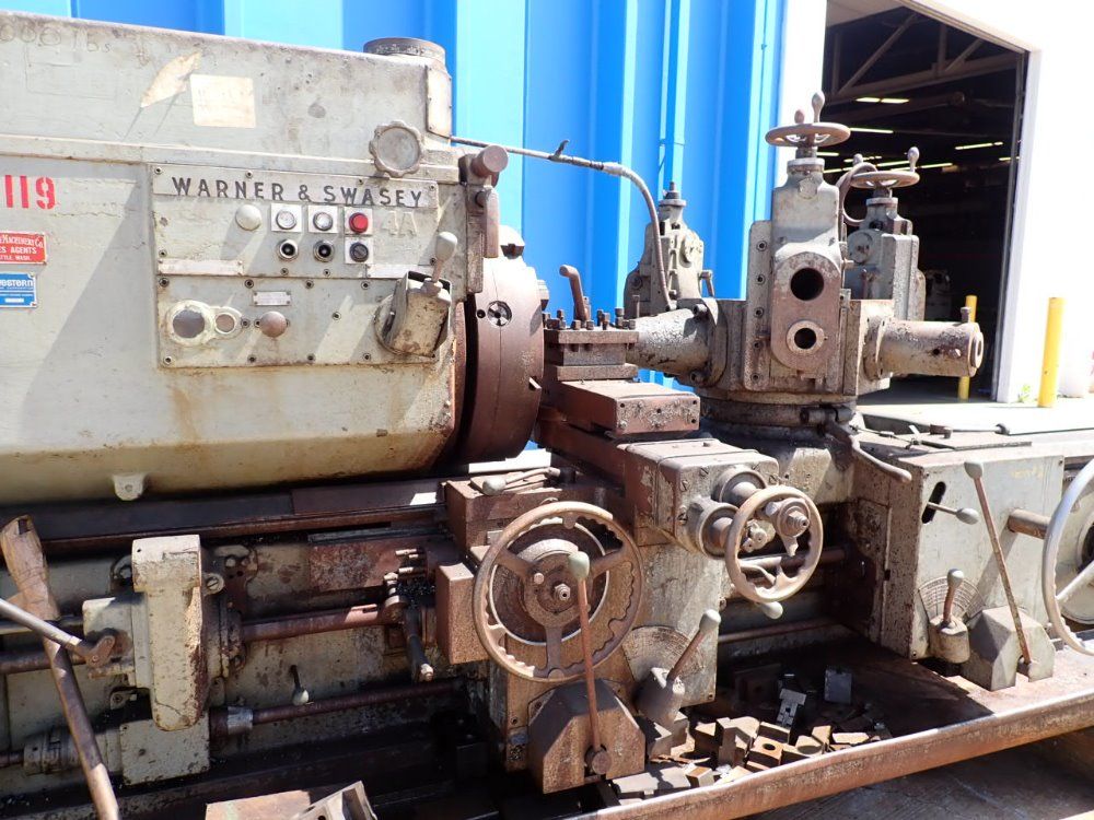 Warner And Swasey 24" X 101" Turret Lathe - 4a/m-3550