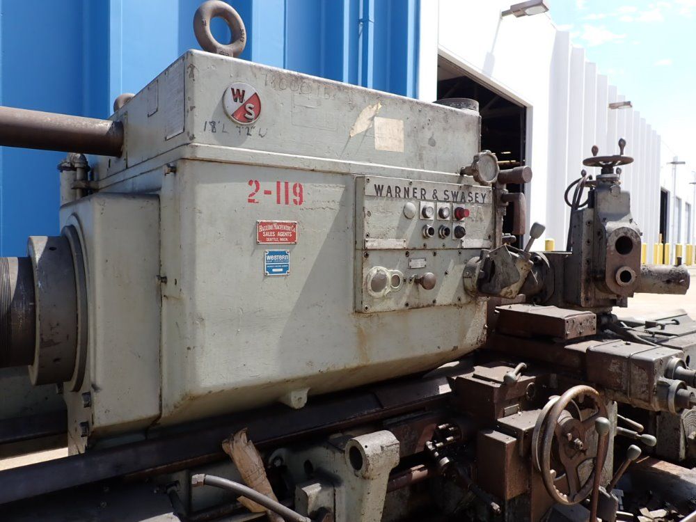 Warner And Swasey 24" X 101" Turret Lathe - 4a/m-3550