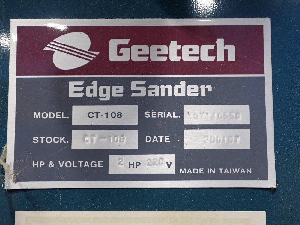 Geetech 2 Hp Edge Sander - Ct-108