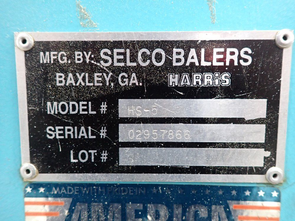 Selco Balers Horizontal Baler