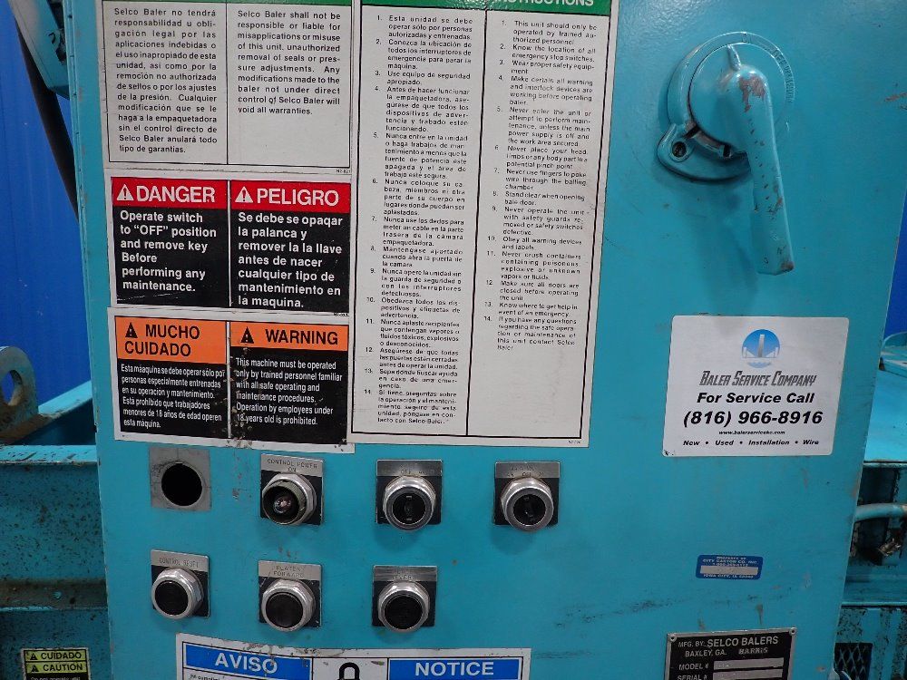 Selco Balers Horizontal Baler