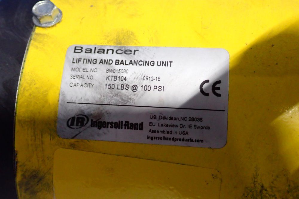 Ingersol Rand 150#/100 Psi Balancer - Bwd-150b0