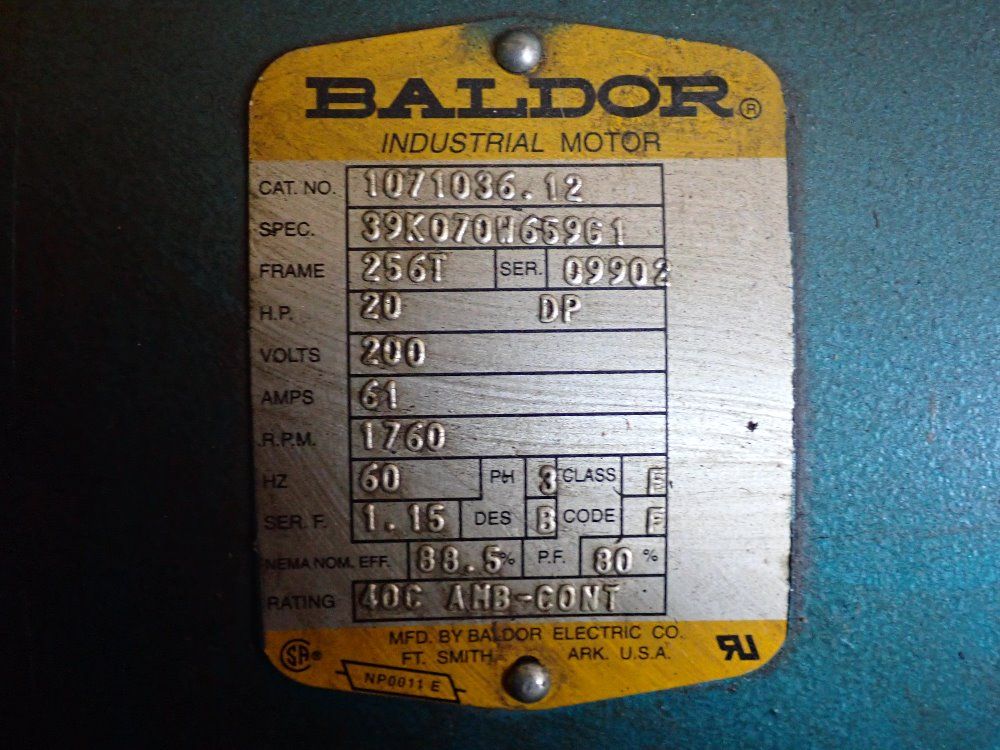 Quincy 20 Hp Air Compressor - Ee5120