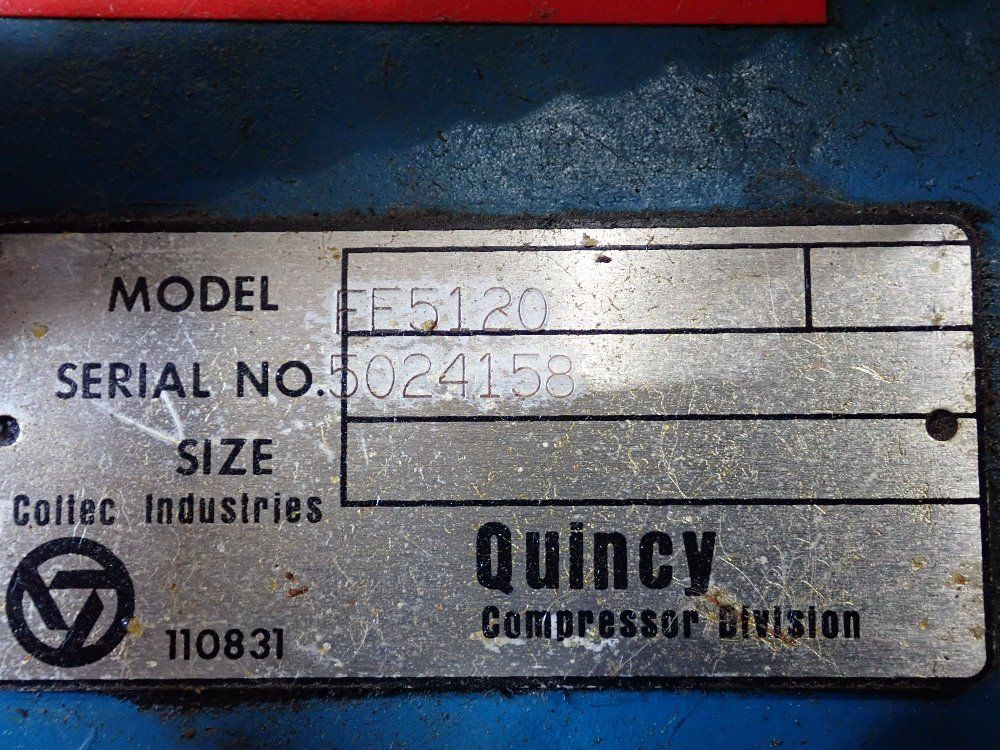 Quincy 20 Hp Air Compressor - Ee5120