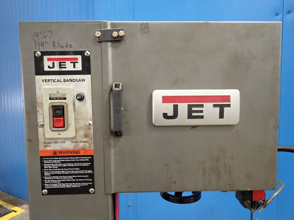 Jet 114" Blade, 82-330fpm Vbs-1408 - Vbs-1408