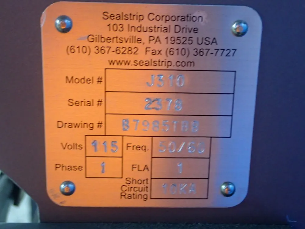 Sealstrip 28" X 21" L-bar Sealer - Ep2028tk