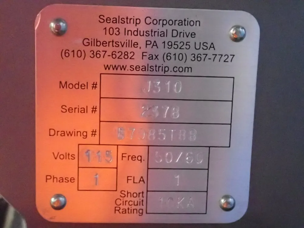 Sealstrip 28" X 21" L-bar Sealer - Ep2028tk