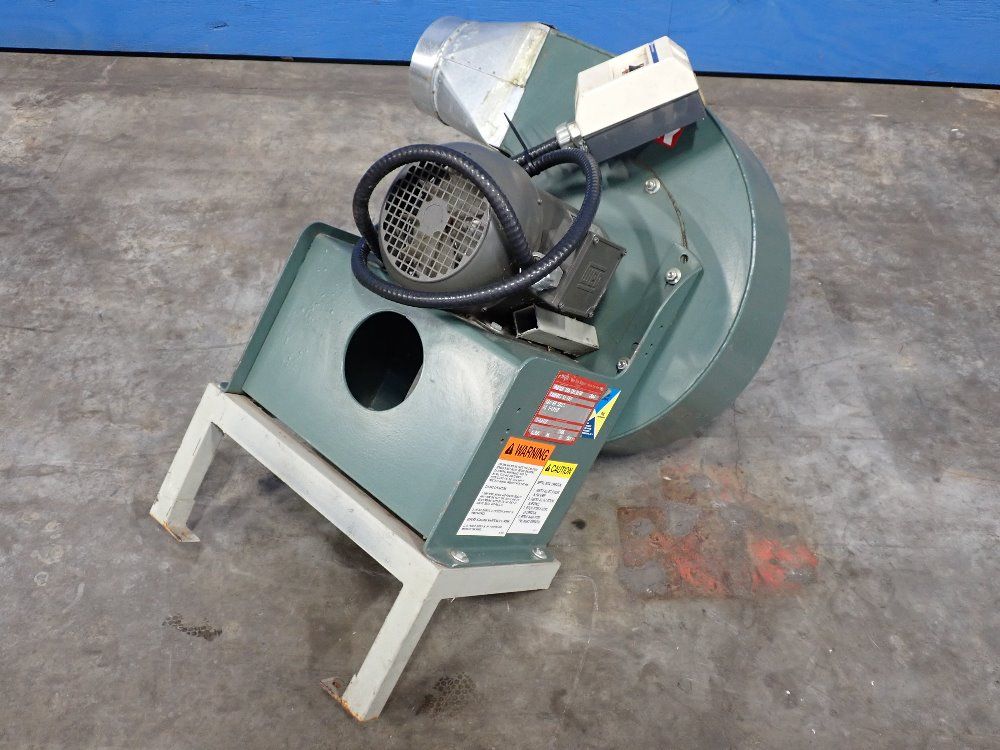 New York Blower Company 12" 6 Blade Aluminum Turbine, 3500rpm, 3hp Blower