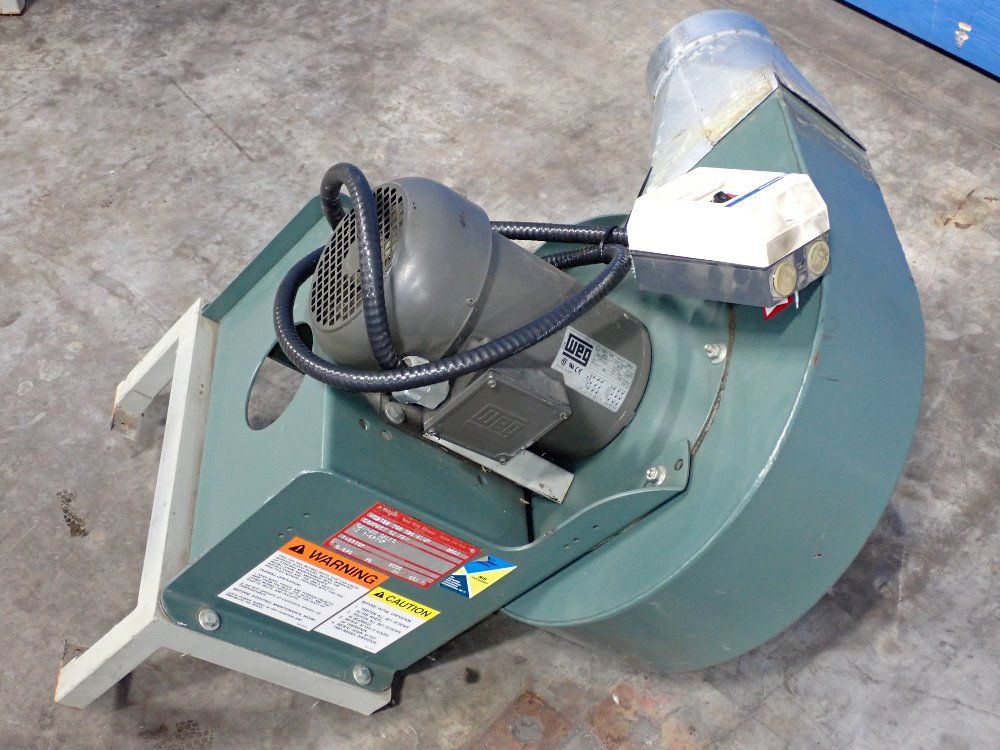 New York Blower Company 12" 6 Blade Aluminum Turbine, 3500rpm, 3hp Blower