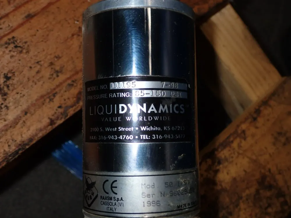 Used Liquid Dynamics Oil Pump HGR Industrial Surplus