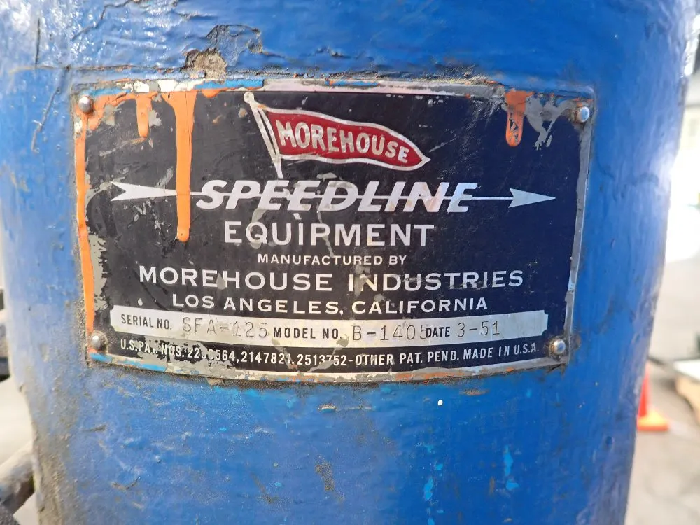 Morehouse Speedline Equipment 20 Hp Stone Mill - B-1405