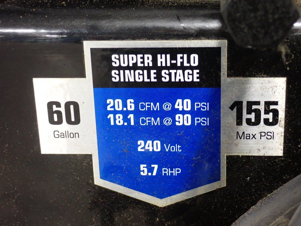Industrial Air 175 Psi (working Pressure) Air Compressor - Ila5746080