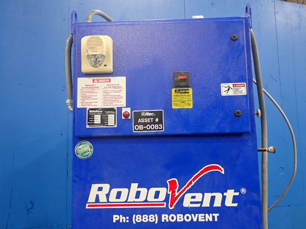 Robovent 15 Hp Dust Collector - Hve-550-80-2