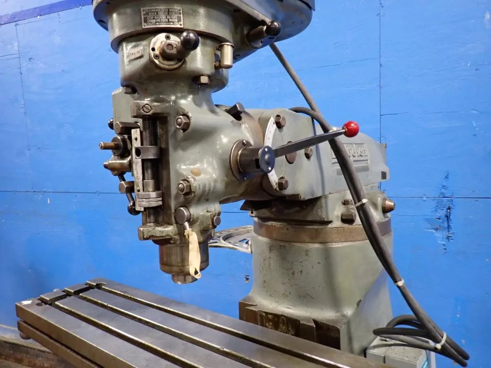 Bridgeport 36" X 9" Vertical Mill