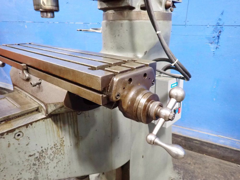 Bridgeport 36" X 9" Vertical Mill