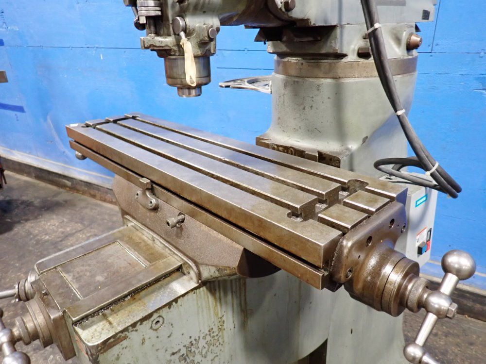 Bridgeport 36" X 9" Vertical Mill